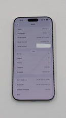 Mobile Phone Apple iPhone 16 Pro Max - 256 GB - White Titanium - Unlocked - Good Condition apple