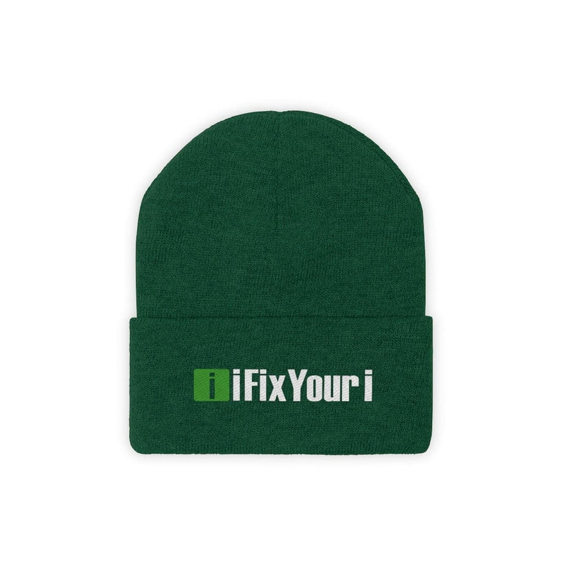 Hats Hunter Green / One size Knit Beanie Printify